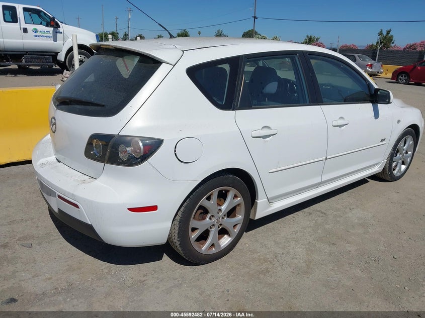 2007 Mazda 3 VIN JM1BK144171765423 IAAI salvage auction — NORMAL WEAR, Clear - Dealer Only (California), sold $225 on 2026-07-23 (photo 4)