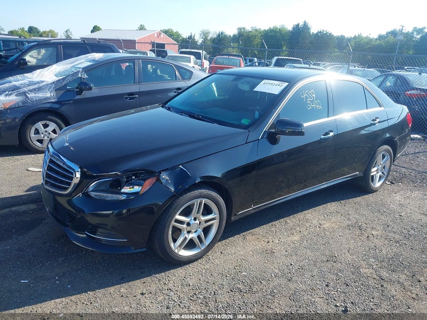 2014 Mercedes-benz E-klasse VIN WDDHF8JB5EA922612 IAAI salvage auction — LEFT FRONT, Salvage (Virginia), sold $2,500 on 2026-08-04 (photo 2)