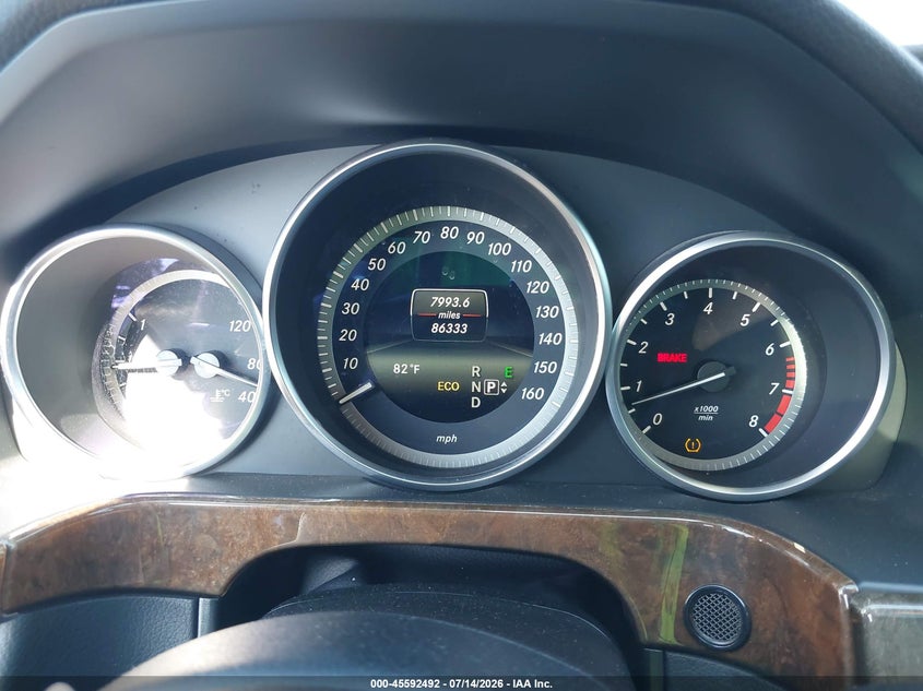 2014 Mercedes-benz E-klasse VIN WDDHF8JB5EA922612 IAAI salvage auction — LEFT FRONT, Salvage (Virginia), sold $2,500 on 2026-08-04 (photo 7)