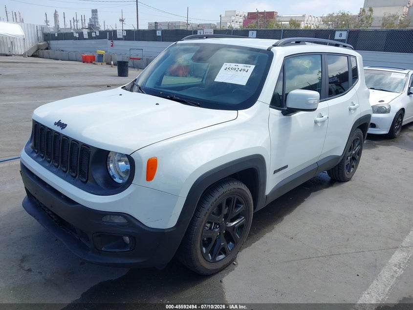 2018 Jeep Renegade VIN ZACCJABB3JPJ10564 IAAI salvage auction — MECHANICAL, Salvage (California), sold $25 on 2026-07-29 (photo 2)
