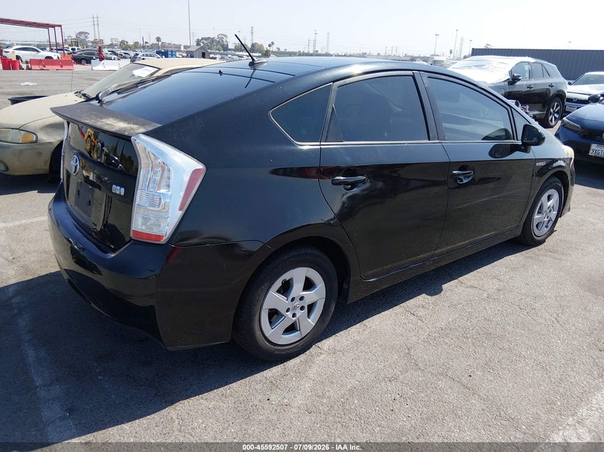 2011 Toyota Prius VIN JTDKN3DU0B0253573 IAAI salvage auction — NORMAL WEAR, Clear - Dealer Only (California), sold $900 on 2026-07-23 (photo 4)