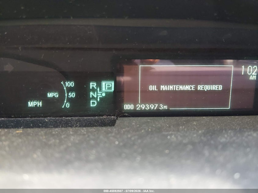 2011 Toyota Prius VIN JTDKN3DU0B0253573 IAAI salvage auction — NORMAL WEAR, Clear - Dealer Only (California), sold $900 on 2026-07-23 (photo 7)