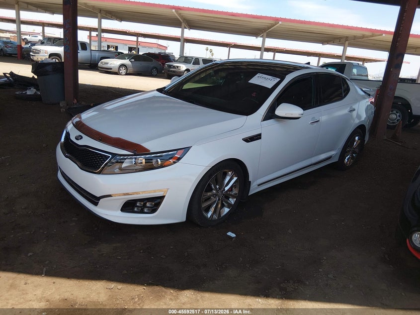 2015 Kia Optima VIN 5XXGR4A66FG447549 IAAI salvage auction — REAR END, Salvage (Arizona), sold $1,600 on 2026-07-28 (photo 2)