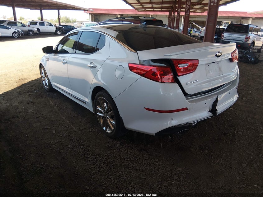 2015 Kia Optima VIN 5XXGR4A66FG447549 IAAI salvage auction — REAR END, Salvage (Arizona), sold $1,600 on 2026-07-28 (photo 3)