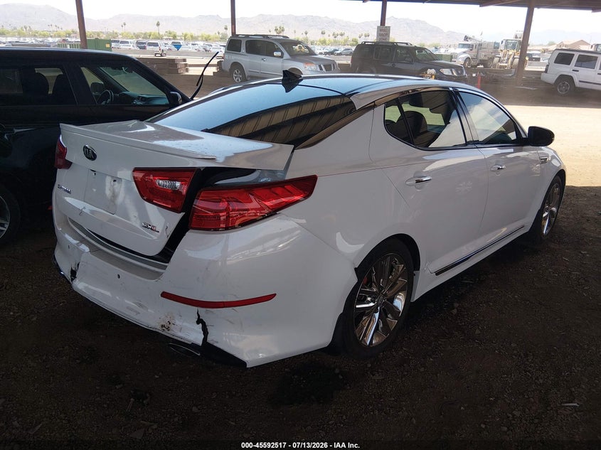 2015 Kia Optima VIN 5XXGR4A66FG447549 IAAI salvage auction — REAR END, Salvage (Arizona), sold $1,600 on 2026-07-28 (photo 6)