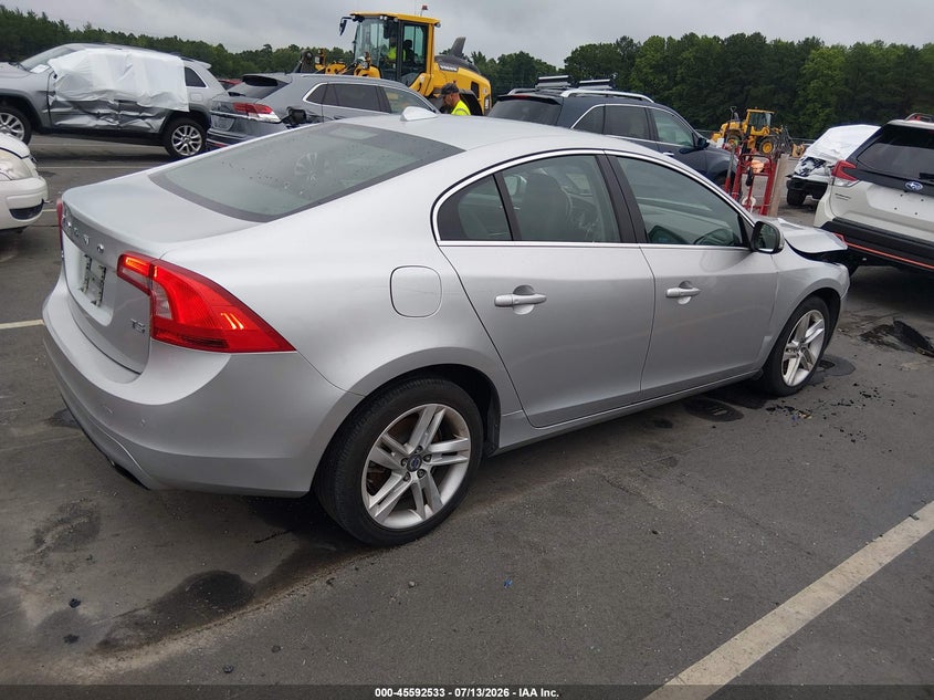 2015 Volvo S60 VIN YV126MFM2F2361570 IAAI salvage auction — FRONT END, Salvage (North Carolina), sold $1,350 on 2026-08-12 (photo 4)