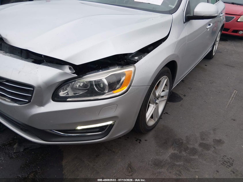 2015 Volvo S60 VIN YV126MFM2F2361570 IAAI salvage auction — FRONT END, Salvage (North Carolina), sold $1,350 on 2026-08-12 (photo 6)