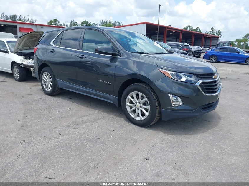 2018 Chevrolet Equinox VIN 2GNAXJEV8J6211327 IAAI salvage auction — REAR END, Rebuildable (Florida), sold $2,550 on 2026-07-27 (photo 1)