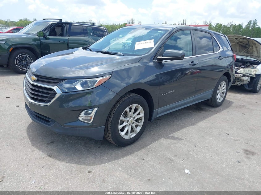2018 Chevrolet Equinox VIN 2GNAXJEV8J6211327 IAAI salvage auction — REAR END, Rebuildable (Florida), sold $2,550 on 2026-07-27 (photo 2)