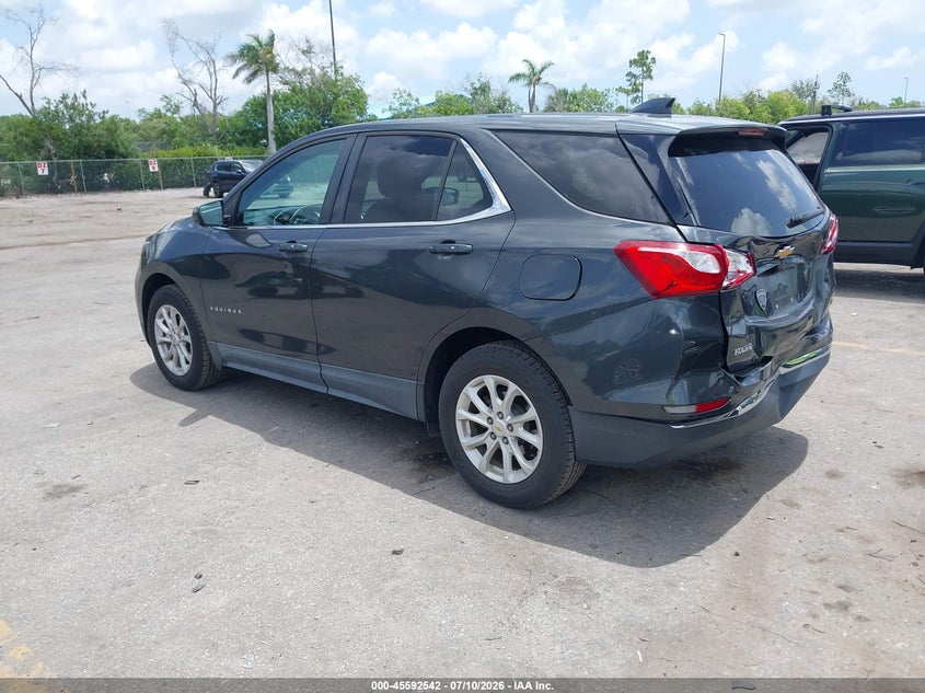 2018 Chevrolet Equinox VIN 2GNAXJEV8J6211327 IAAI salvage auction — REAR END, Rebuildable (Florida), sold $2,550 on 2026-07-27 (photo 3)