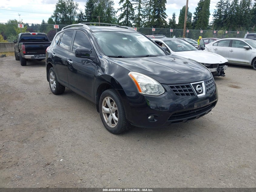 2010 Nissan Rogue VIN JN8AS5MV6AW601031 IAAI salvage auction — NORMAL WEAR, Clear (Virginia), sold $375 on 2026-07-29 (photo 1)