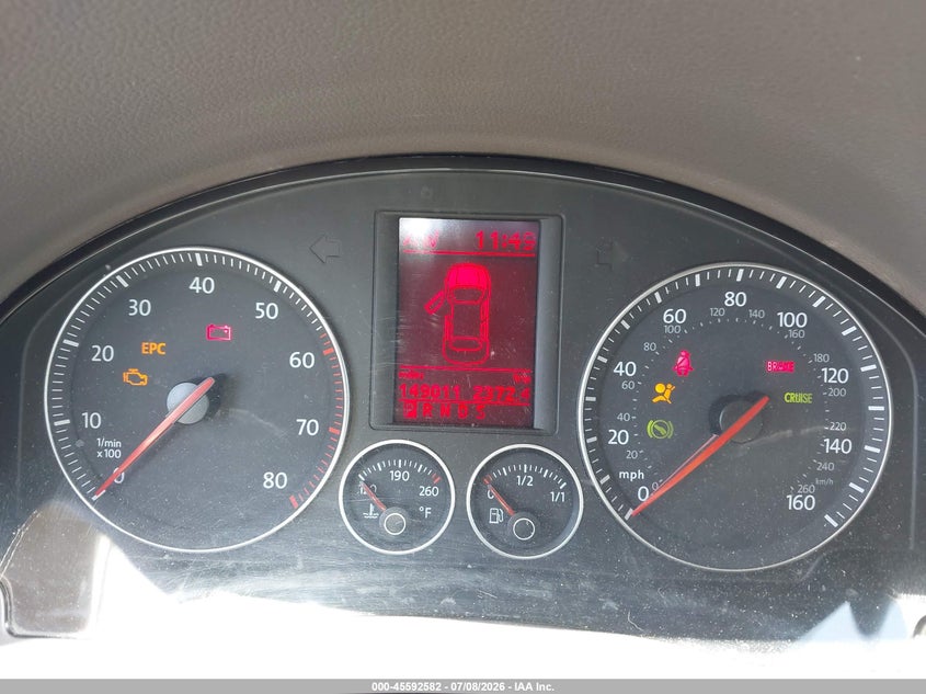 2006 Volkswagen Jetta VIN 3VWMJ81K66M765424 IAAI salvage auction — FRONT END, Clear - Dealer Only (California), sold $350 on 2026-07-17 (photo 7)