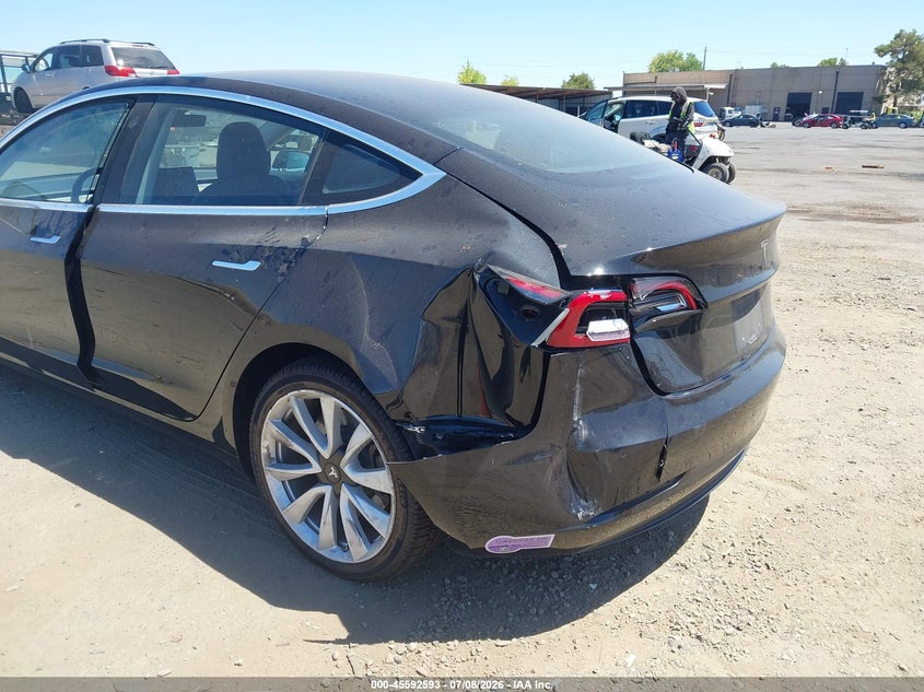 2018 Tesla Model 3 VIN 5YJ3E1EB8JF071433 IAAI salvage auction — REAR END, Salvage Title, sold $3,100 on 2026-07-23 (photo 6)