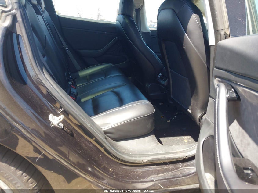 2018 Tesla Model 3 VIN 5YJ3E1EB8JF071433 IAAI salvage auction — REAR END, Salvage Title, sold $3,100 on 2026-07-23 (photo 8)