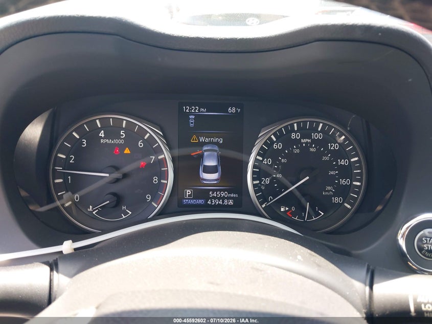 2019 Infiniti Q50 VIN JN1EV7AP0KM514084 IAAI salvage auction — RIGHT SIDE, Salvage Title, sold $3,650 on 2026-07-29 (photo 7)