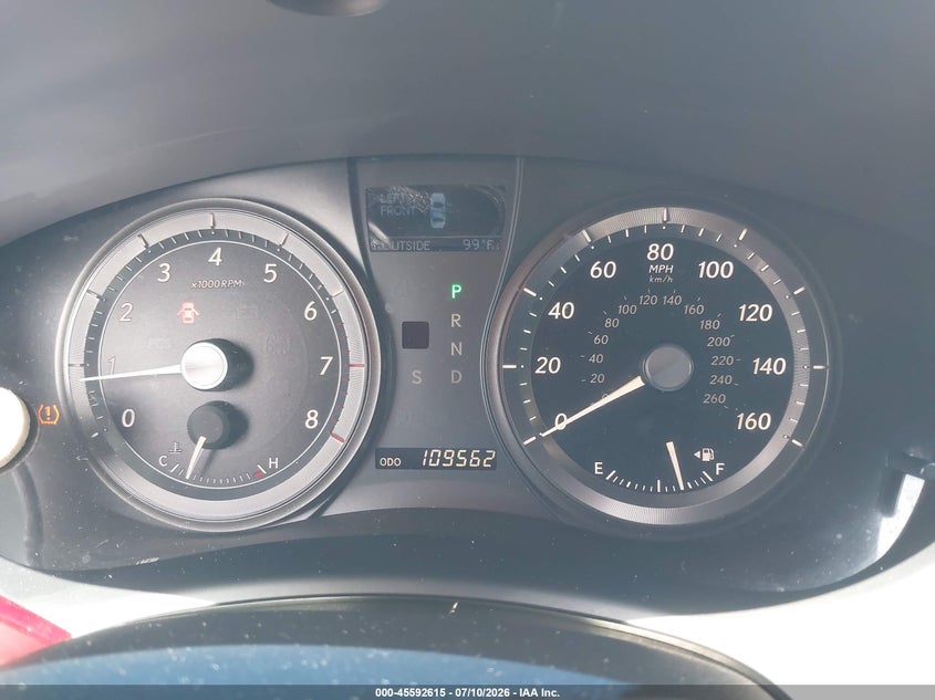 2008 Lexus Es 350 VIN JTHBJ46GX82198974 IAAI salvage auction — TRANSMISSION, Clear (Florida), sold $2,800 on 2026-07-23 (photo 7)