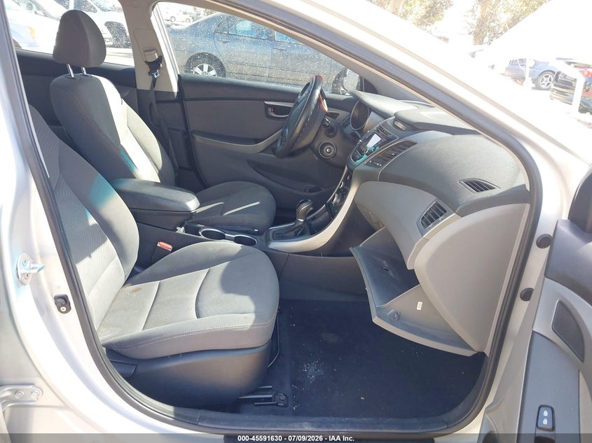 2014 Hyundai Elantra VIN KMHDH4AE6EU172718 IAAI salvage auction — NORMAL WEAR, Clear - Dealer Only (California), sold $650 on 2026-07-28 (photo 5)