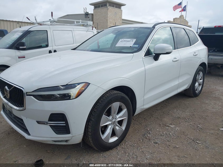 2022 Volvo Xc60 VIN YV4L12RK9N1019719 IAAI salvage auction — FRONT END, Enterprise Vehicles Clear Only (Texas), sold $11,625 on 2026-07-20 (photo 2)