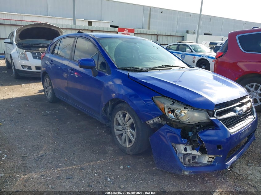 2016 Subaru Impreza VIN JF1GPAB68G8219694 IAAI salvage auction — NORMAL WEAR, Original (Texas), sold $600 on 2026-07-30 (photo 1)