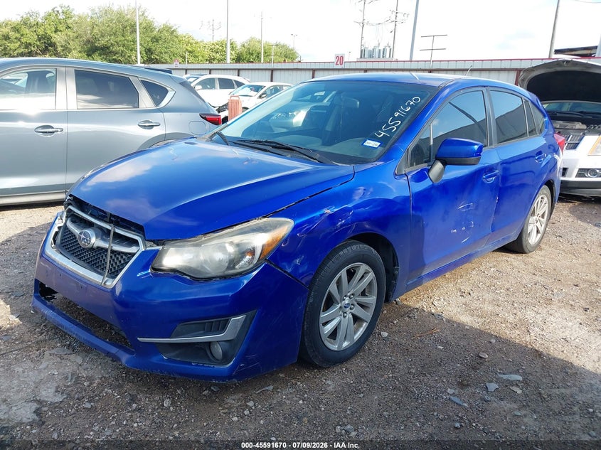 2016 Subaru Impreza VIN JF1GPAB68G8219694 IAAI salvage auction — NORMAL WEAR, Original (Texas), sold $600 on 2026-07-30 (photo 2)