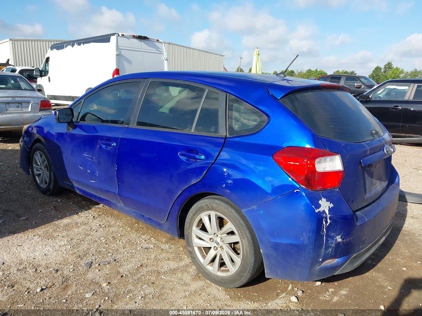 2016 Subaru Impreza VIN JF1GPAB68G8219694 IAAI salvage auction — NORMAL WEAR, Original (Texas), sold $600 on 2026-07-30 (photo 3)