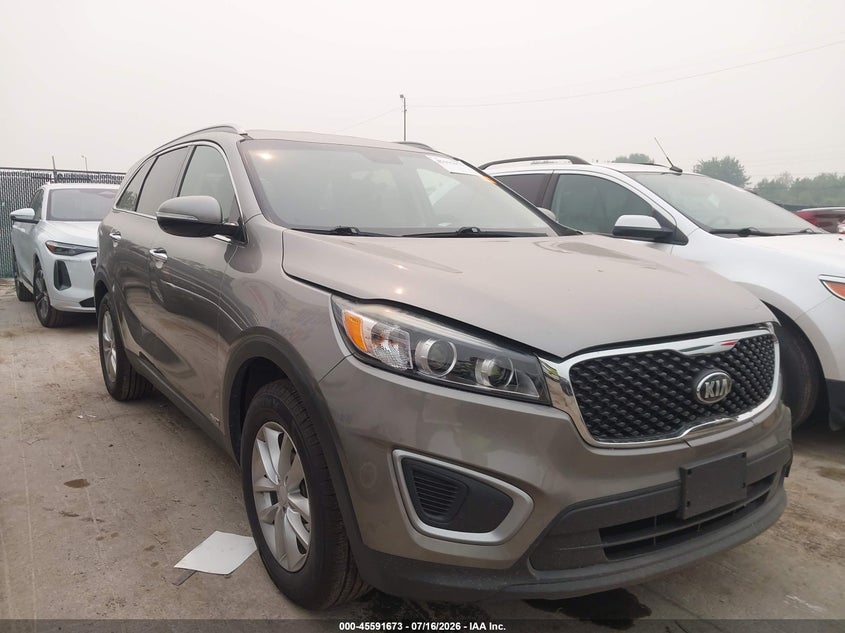 2017 Kia Sorento VIN 5XYPGDA31HG328916 IAAI salvage auction — LEFT FRONT, Salvage (Ohio), sold $1,950 on 2026-07-30 (photo 1)