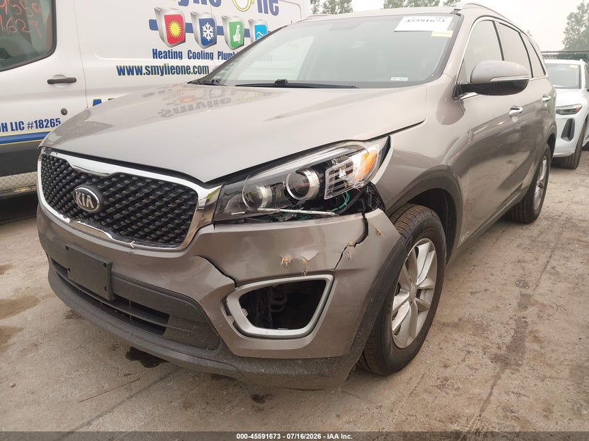 2017 Kia Sorento VIN 5XYPGDA31HG328916 IAAI salvage auction — LEFT FRONT, Salvage (Ohio), sold $1,950 on 2026-07-30 (photo 6)