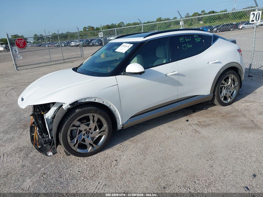 2023 Genesis Gv60 VIN KMUKEDTB0PU010980 IAAI salvage auction — FRONT END, Rebuildable (Florida), sold $9,700 on 2026-07-30 (photo 2)