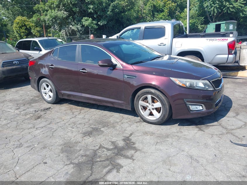 2014 Kia Optima VIN 5XXGM4A7XEG261079 IAAI salvage auction — NORMAL WEAR, Salvage Rebuilt (North Carolina), sold $500 on 2026-07-30 (photo 1)