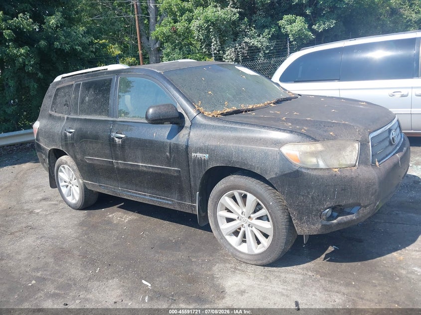 2008 Toyota Highlander hybrid VIN JTEEW44A082025684 IAAI salvage auction — NORMAL WEAR, Clear (North Carolina), sold $1,200 on 2026-07-30 (photo 1)