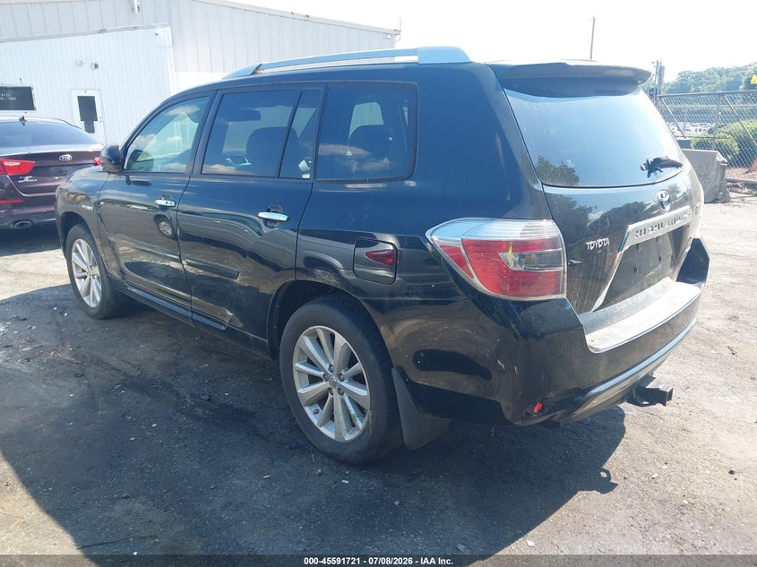 2008 Toyota Highlander hybrid VIN JTEEW44A082025684 IAAI salvage auction — NORMAL WEAR, Clear (North Carolina), sold $1,200 on 2026-07-30 (photo 3)