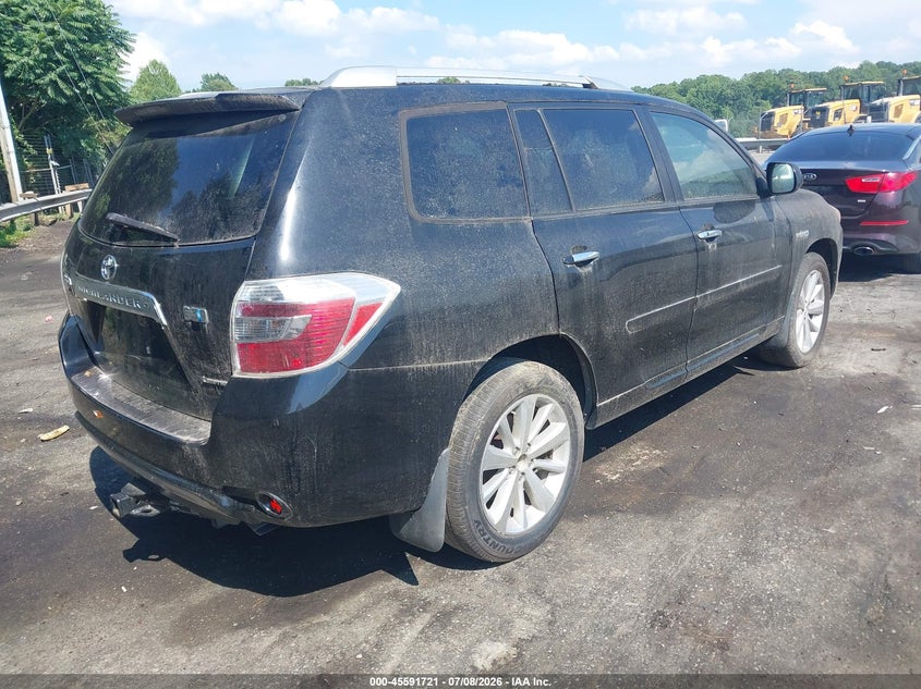 2008 Toyota Highlander hybrid VIN JTEEW44A082025684 IAAI salvage auction — NORMAL WEAR, Clear (North Carolina), sold $1,200 on 2026-07-30 (photo 4)