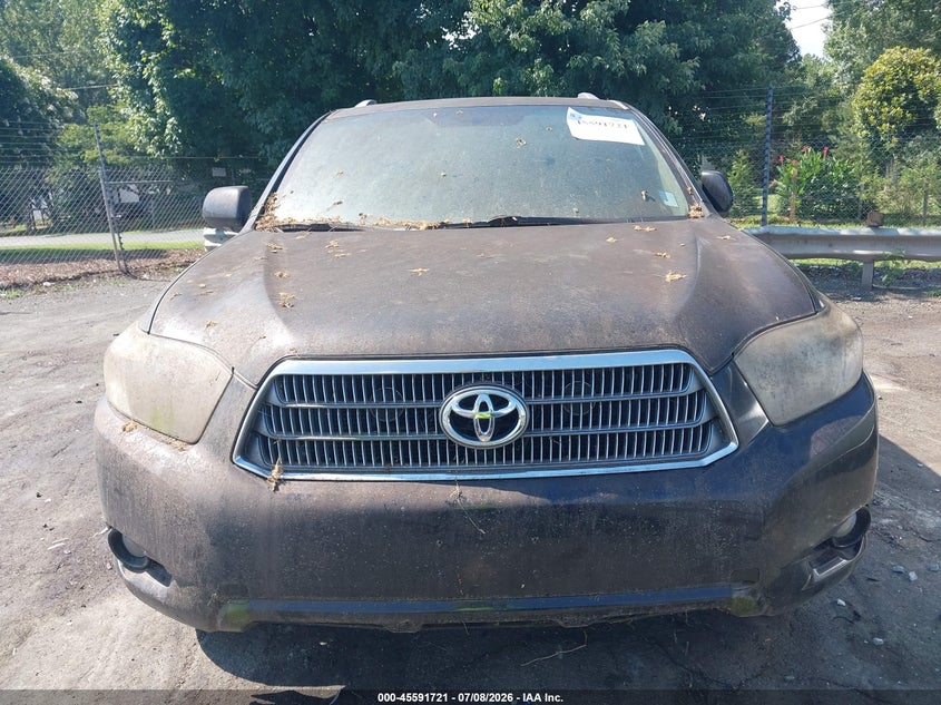 2008 Toyota Highlander hybrid VIN JTEEW44A082025684 IAAI salvage auction — NORMAL WEAR, Clear (North Carolina), sold $1,200 on 2026-07-30 (photo 6)