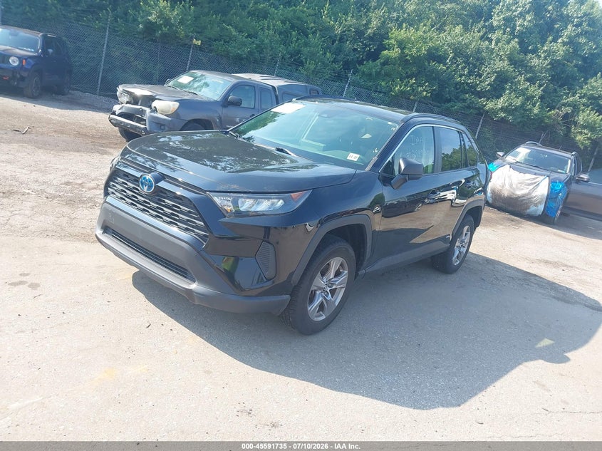 2022 Toyota Rav4 hybrid VIN JTMLWRFV0ND162875 IAAI salvage auction — FRONT END, Enterprise Vehicles Clear Only (Pennsylvania), sold $26,500 on 2026-07-24 (photo 2)