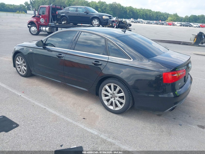 2012 Audi A6 VIN WAUJGAFC2CN176365 IAAI salvage auction — FRONT END, Salvage Title, sold $25 on 2026-08-02 (photo 3)