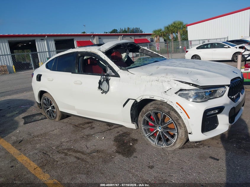 2021 BMW X6 VIN 5UXCY4C03M9G02273 — IAAI salvage auction photo