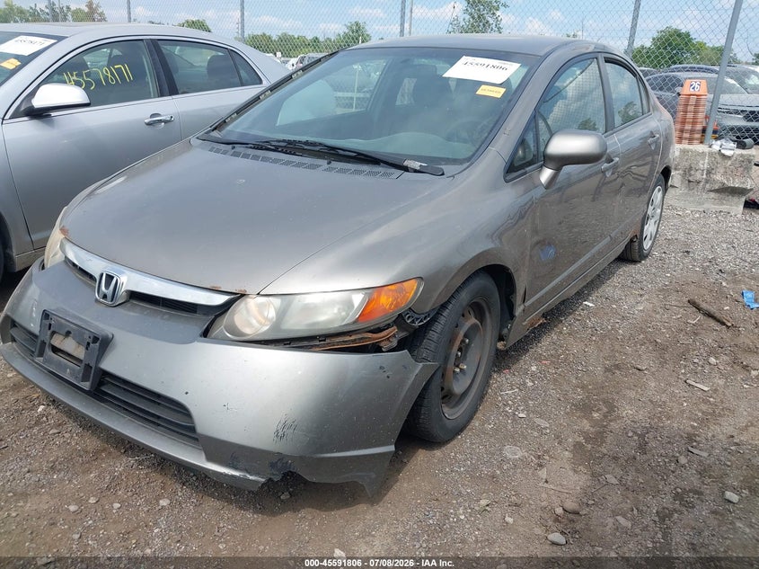 2008 Honda Civic VIN JHMFA16528S001357 IAAI salvage auction — NORMAL WEAR, Original (Ohio), sold $275 on 2026-07-30 (photo 2)
