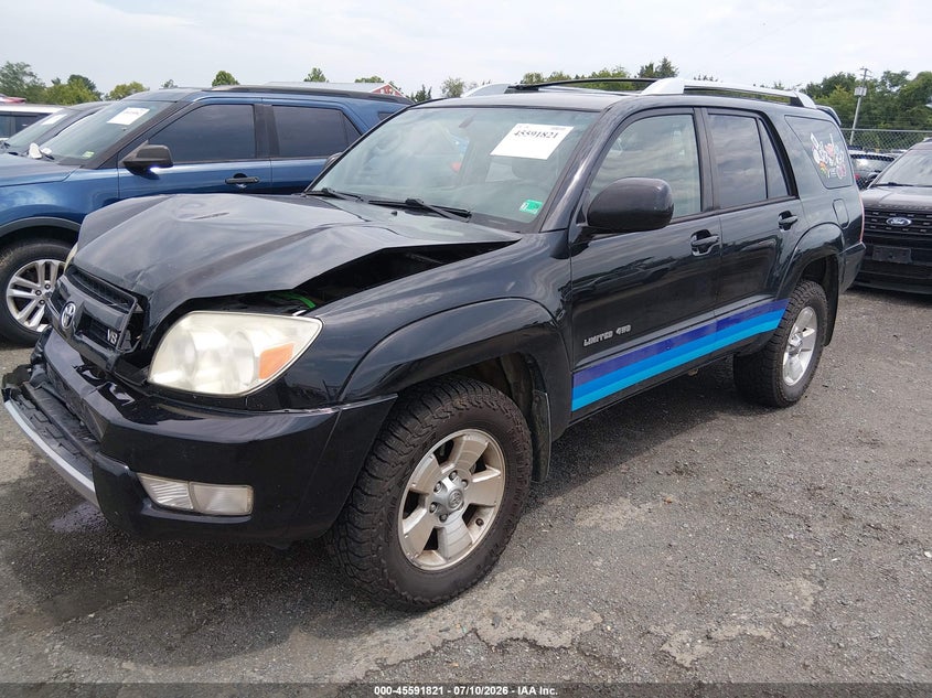 2004 Toyota 4runner VIN JTEBT17R240044058 IAAI salvage auction — NORMAL WEAR, Clear, sold $800 on 2026-07-21 (photo 2)