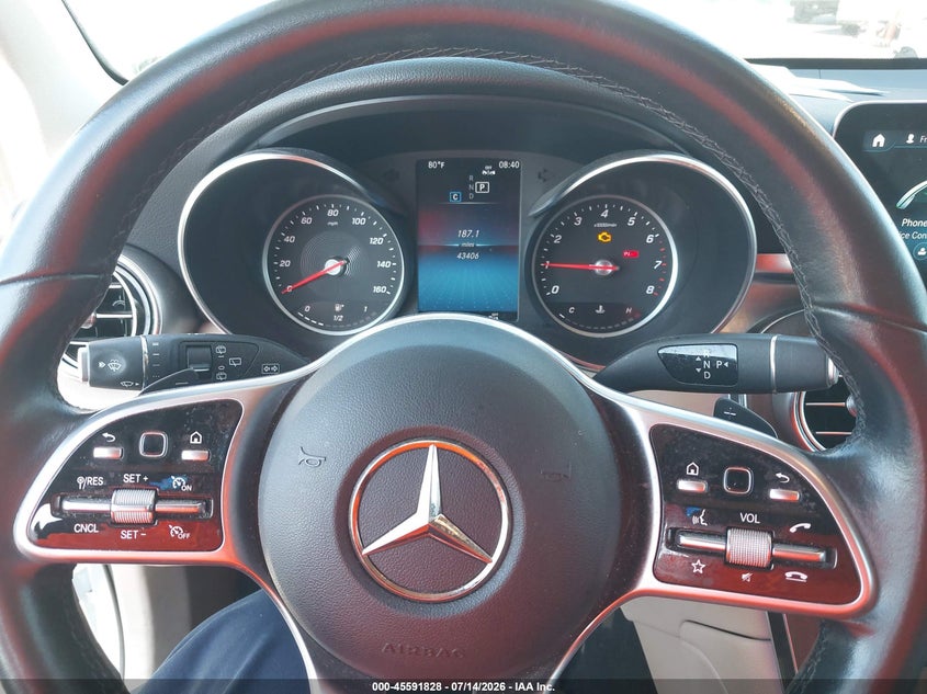 2022 Mercedes-benz Glc VIN W1N0G8DB5NG091618 IAAI salvage auction — FRONT & REAR, Wait Title, sold $9,450 on 2026-08-28 (photo 7)