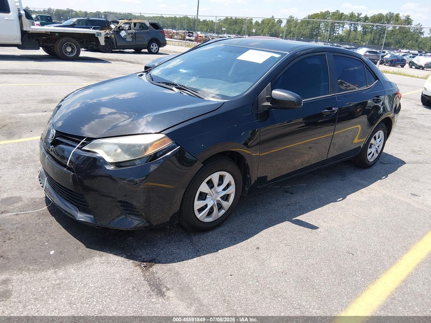 2015 Toyota Corolla VIN 5YFBURHE2FP257032 IAAI salvage auction — FRONT END, Repossession Paperwork (South Carolina), sold $2,175 on 2026-07-29 (photo 2)