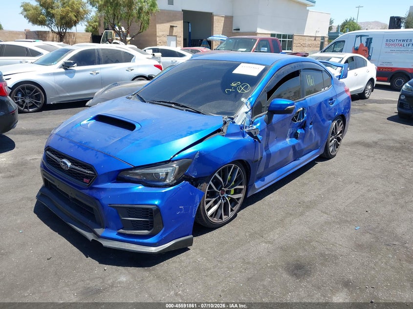 2020 Subaru Wrx sti VIN JF1VA2E65L9829132 IAAI salvage auction — LEFT SIDE, Salvage Certificate (California), sold $5,800 on 2026-07-24 (photo 2)