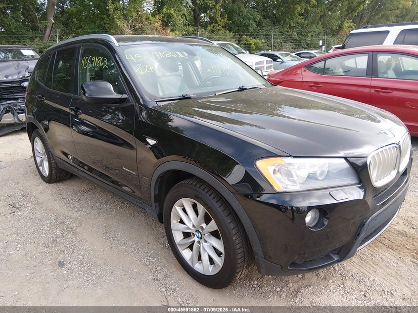 2014 BMW X3 VIN 5UXWX9C57E0D25481 IAAI salvage auction — UNKNOWN, Clear (Indiana), sold $1,550 on 2026-07-29 (photo 1)