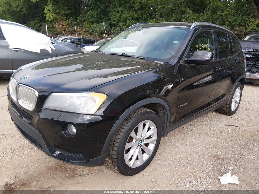 2014 BMW X3 VIN 5UXWX9C57E0D25481 IAAI salvage auction — UNKNOWN, Clear (Indiana), sold $1,550 on 2026-07-29 (photo 2)