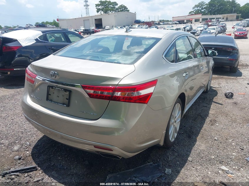 2015 Toyota Avalon VIN 4T1BK1EB1FU141398 IAAI salvage auction — FRONT END, Salvage (Idaho), sold $4,500 on 2026-07-23 (photo 4)