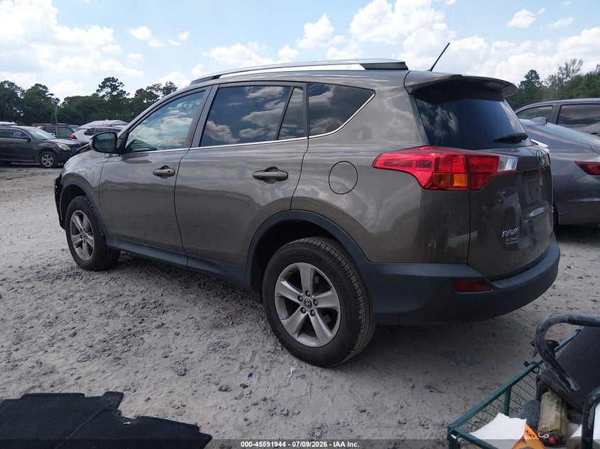 2015 Toyota Rav 4 VIN 2T3WFREVXFW142801 IAAI salvage auction — RIGHT FRONT, Salvage (South Carolina), sold $3,900 on 2026-08-17 (photo 3)