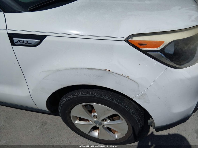 2016 Kia Soul VIN KNDJN2A29G7370253 IAAI salvage auction — NORMAL WEAR, Original (Texas), sold $1,200 on 2026-07-29 (photo 6)