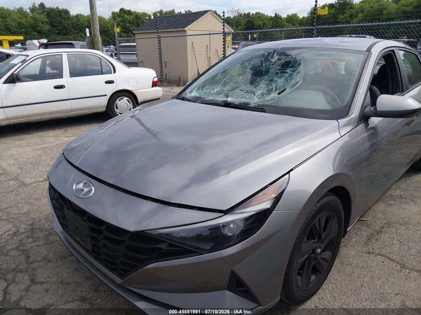 2021 Hyundai Elantra VIN KMHLM4AGXMU182143 IAAI salvage auction — FRONT END, Salvage (Connecticut), sold $4,350 on 2026-07-30 (photo 6)