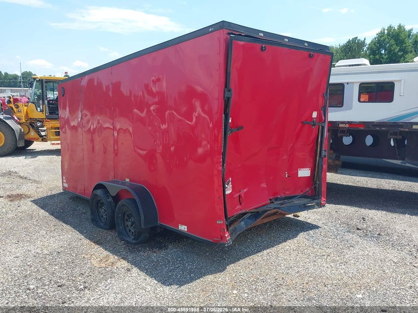 2025 Quality Cargo VIN 50ZBE1161SN061568 IAAI salvage auction — REAR END, Salvage (Texas), sold $25 on 2026-07-15 (photo 3)