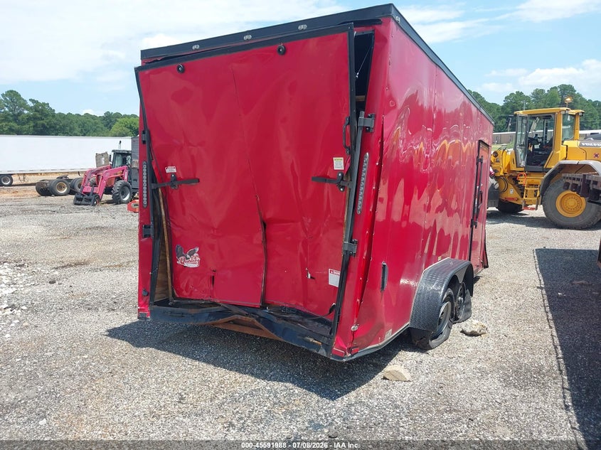 2025 Quality Cargo VIN 50ZBE1161SN061568 IAAI salvage auction — REAR END, Salvage (Texas), sold $25 on 2026-07-15 (photo 6)