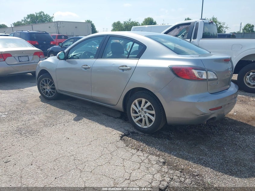 2012 Mazda 3 VIN JM1BL1V73C1551016 IAAI salvage auction — NORMAL WEAR, Clear (Illinois), sold $425 on 2026-07-29 (photo 3)